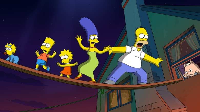 The Simpsons escaping