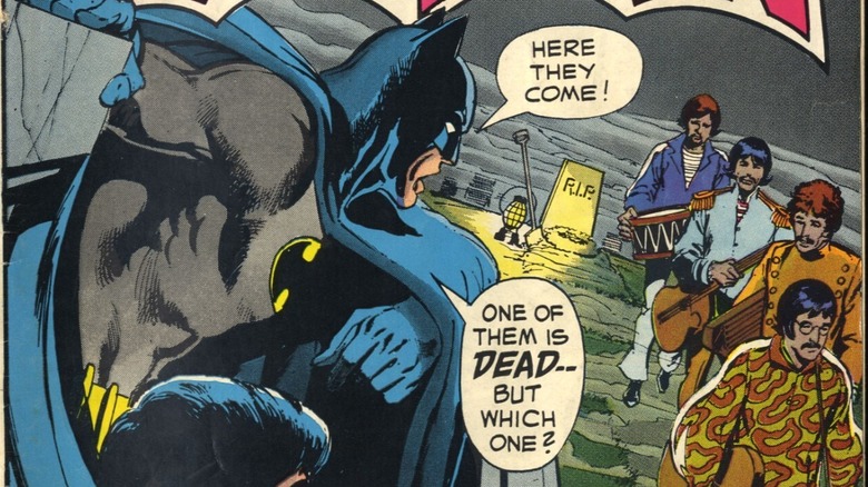 Batman watching the Beatles 