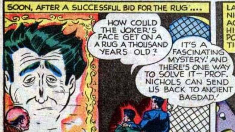 Bruce and Dick see Joker rug