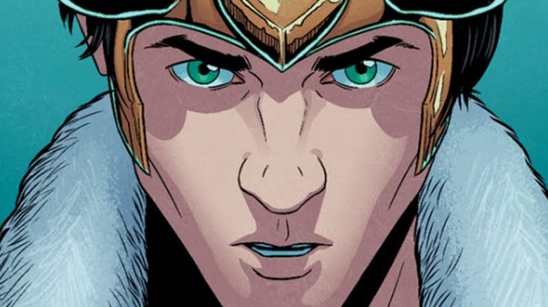 Loki wearing crown