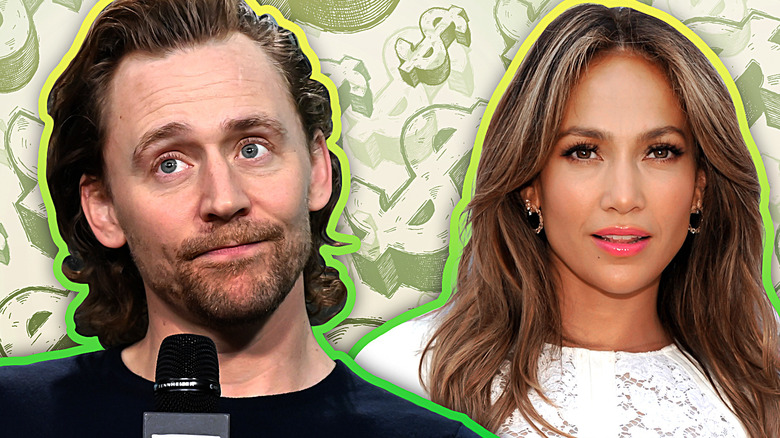 Tom Hiddleston and Jennifer Lopez money