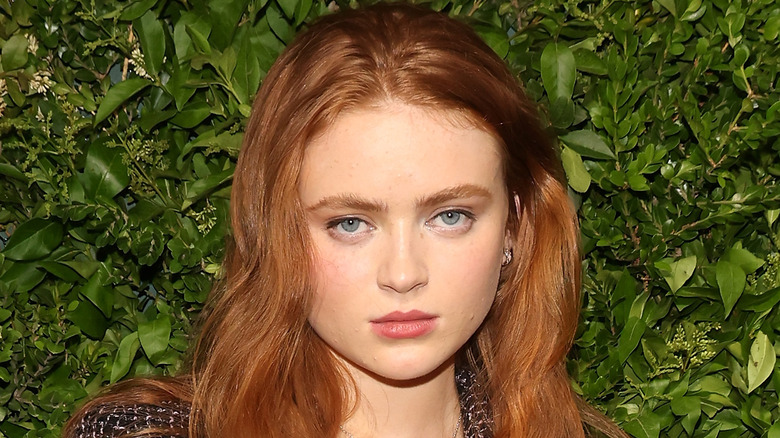 Sadie Sink staring