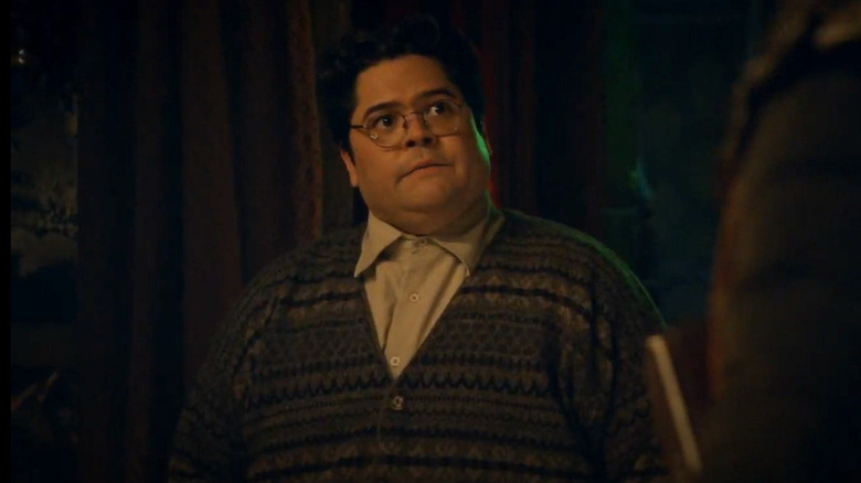 Guillermo wearing sweater