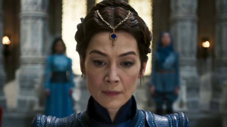 Rosamund Pike as Moiraine in The Wheel of Time