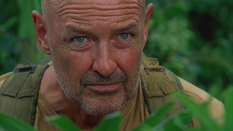 Locke staring intently in Lost