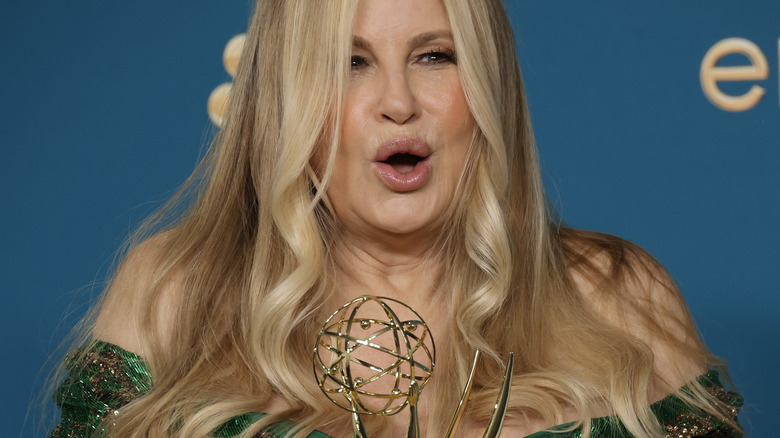 Jennifer Coolidge with Emmy