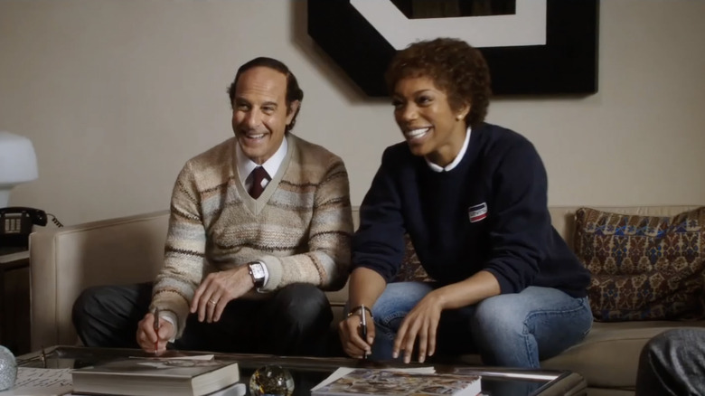 Clive Davis and Whitney Houston