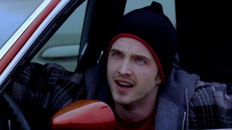 Jesse Pinkman in car