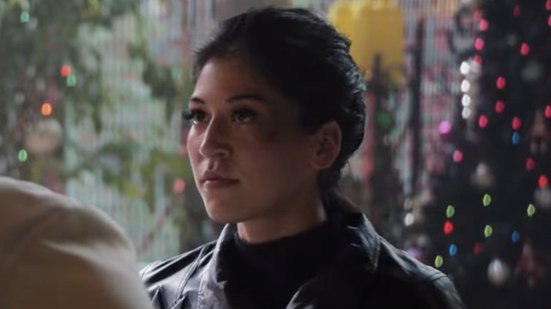 Maya Lopez staring at Kingpin in Hawkeye