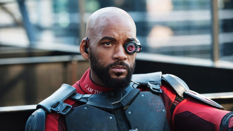 Will Smith Deadshot staring