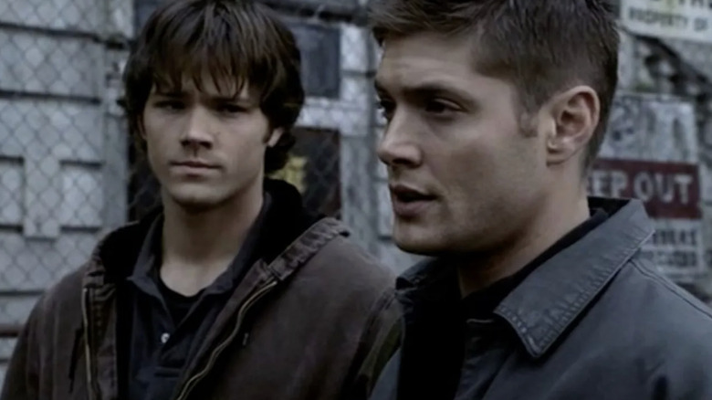 Dean and Sam outside asylum