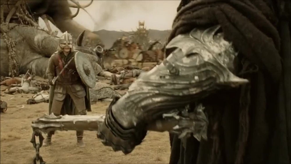 Éowyn duels the Witch-king