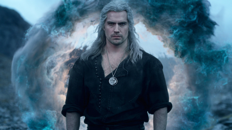 Geralt in Front of Portal