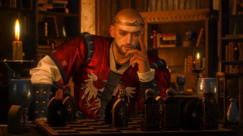 King Radovid playing chess