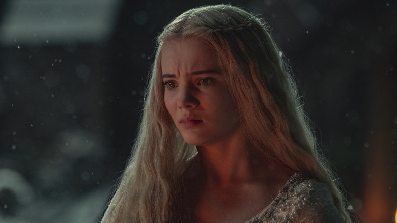 Freya Allan looks perplexed as Ciri in The Witcher