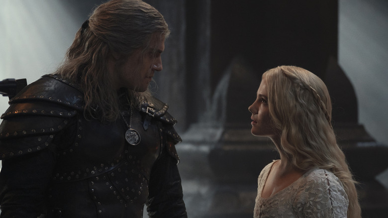 Geralt and Ciri argue