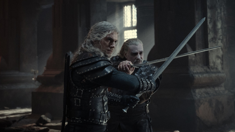 Geralt with sword 