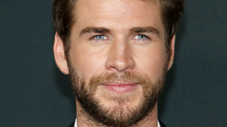 Liam Hemsworth smiling