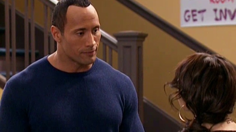 The Rock talking to Alex Russo