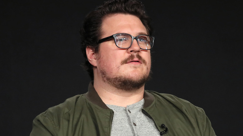 Cameron Britton talking