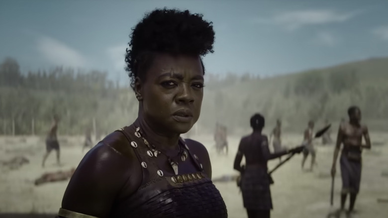 Viola Davis scowls