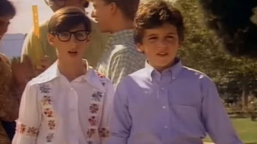 Josh Saviano as Paul and Fred Savage as Kevin on The Wonder Years