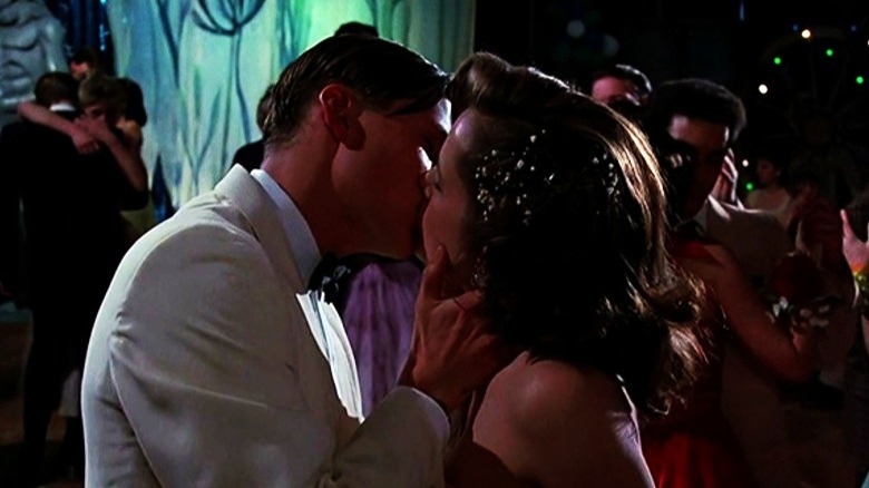 George and Lorraine kissing at the dance.