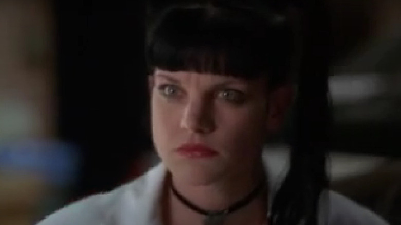 Abby looks annoyed on NCIS