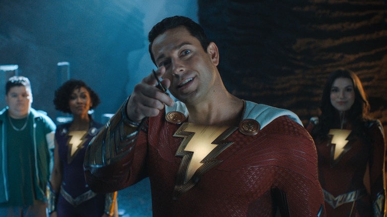 Shazam pointing