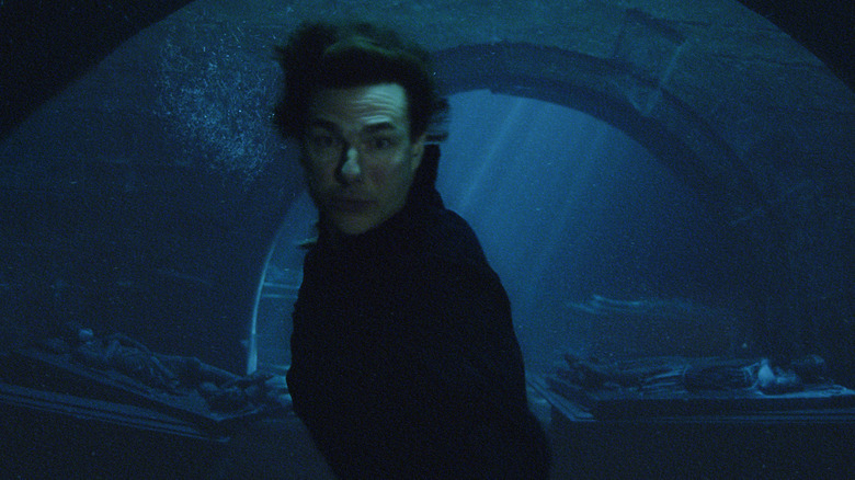 Nick Morton in danger underwater