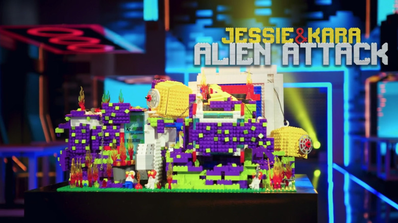 "Alien Attack," Jessie and Kara's entry into the "Space Smash" contest on "LEGO Masters."