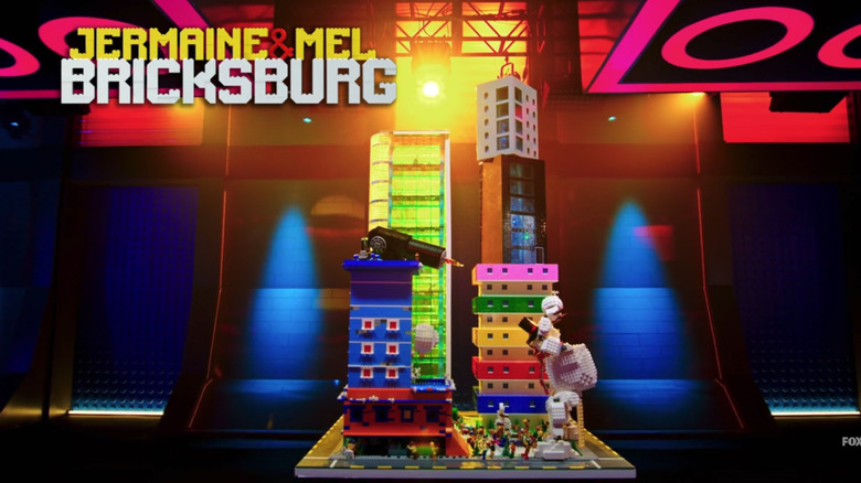 "Bricksburg," Mel & Jermaine's entry into the "Mega City Block" contest in "LEGO Masters"