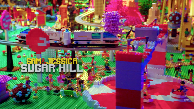 "Sugarland," Sam and Jessica's entry into the "Dream Park" challenge on "LEGO Masters"