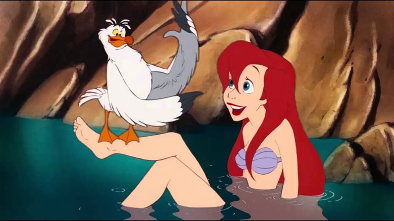 Ariel with legs