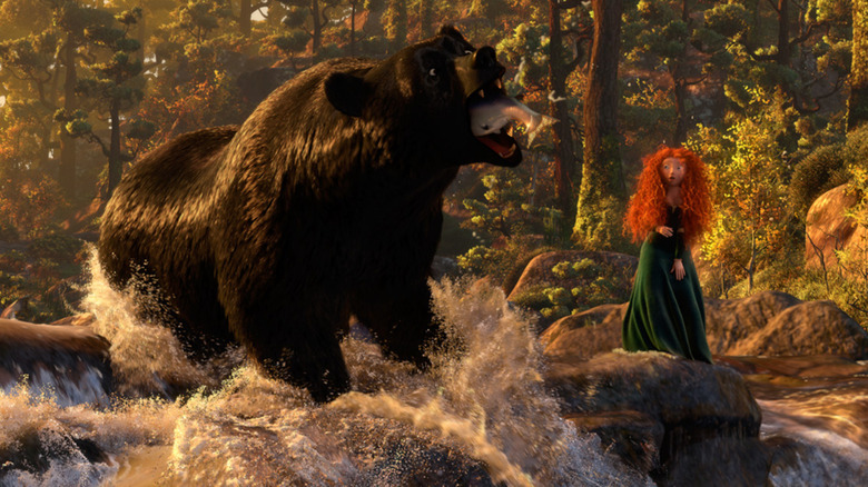 Merida and the bear