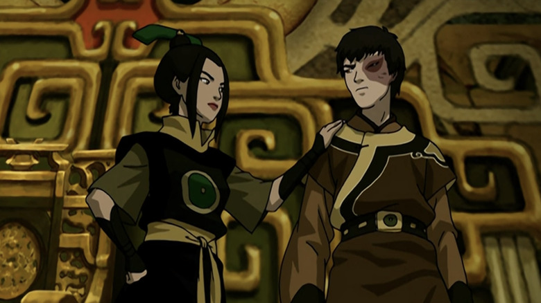 Azula and Zuko in Avatar: The Last Airbender