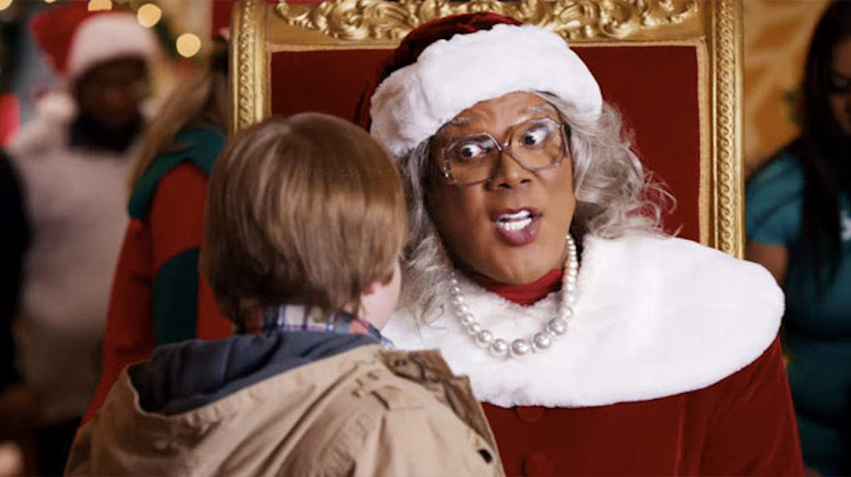 Tyler Perry's A Madea Christmas mall santa