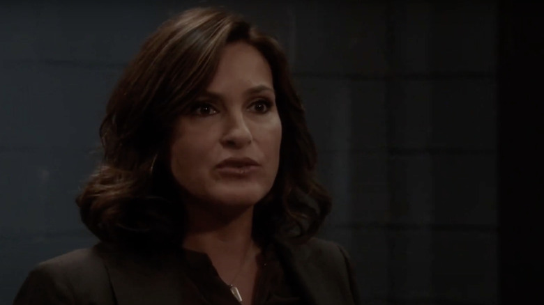 Olivia Benson interrogating a criminal in Law & Order: SVU