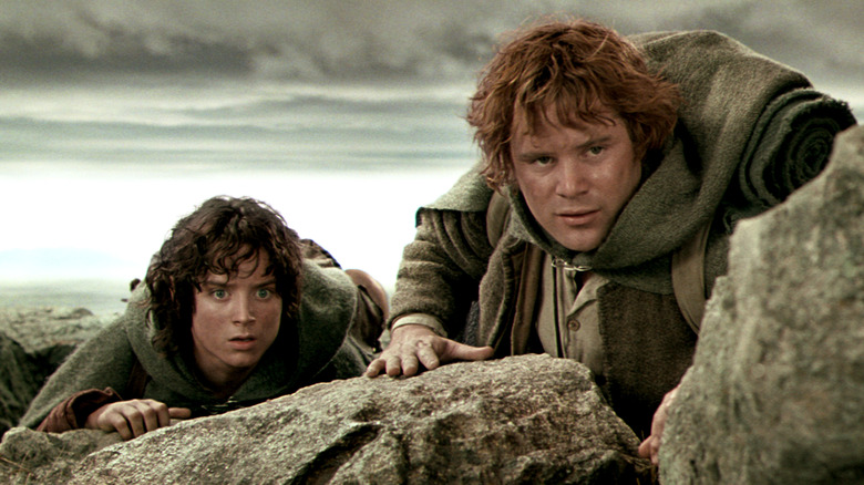 Frodo and Sam on their way to Mordor