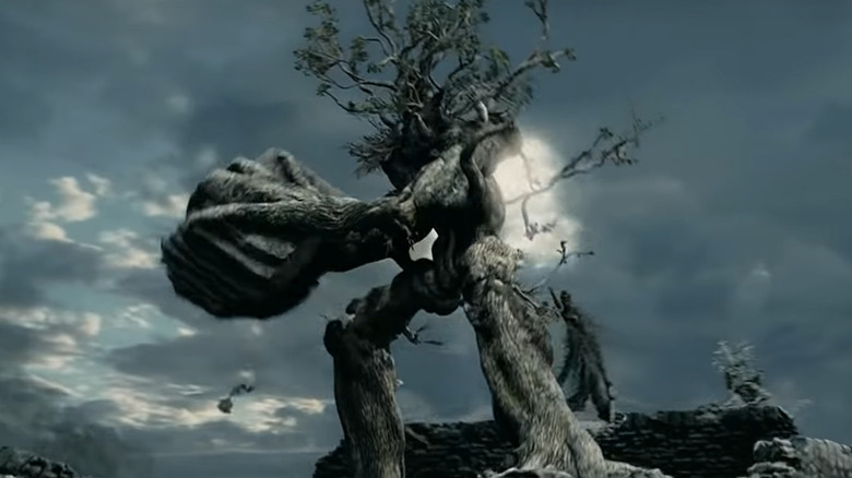 An Ent destroys Isengard