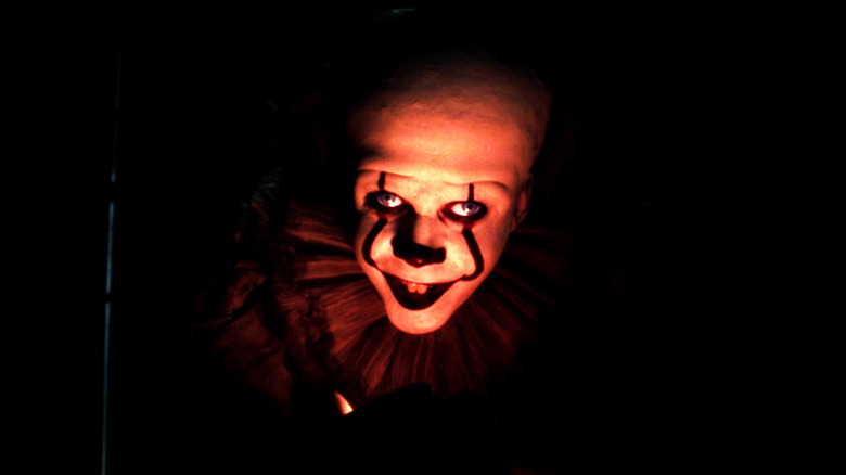 Pennywise in the shadows.