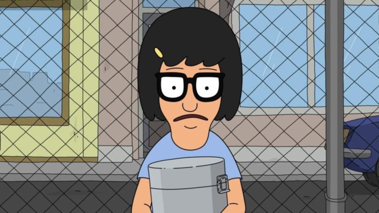 Tina Belcher with time capsule