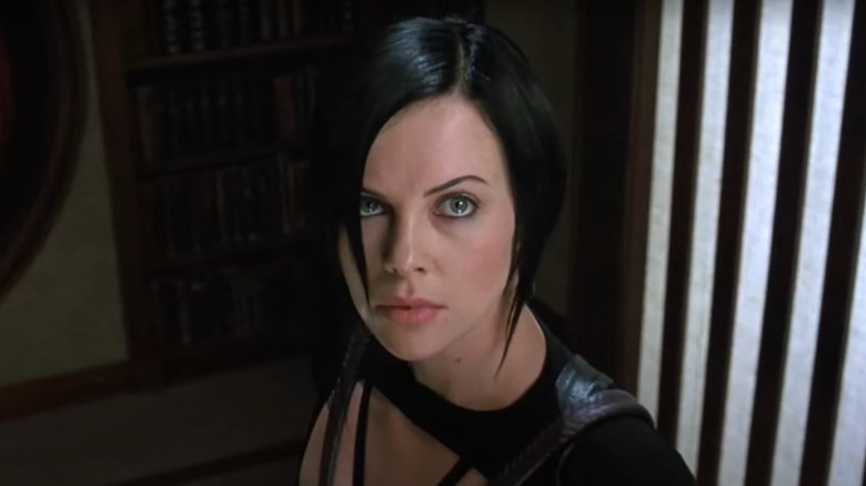 Charlize Theron in "Aeon Flux"