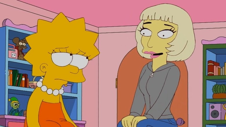 Lisa Simpson meets Lady Gaga