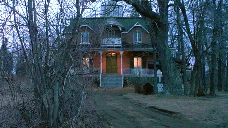 Spooky house in the woods