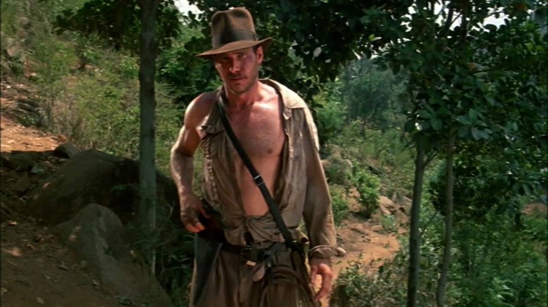 Harrison Ford Indiana Jones shirt open