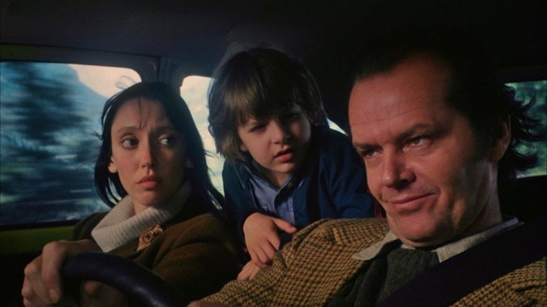 Shelley Duvall, Danny Lloyd, and Jack Nicholson in The Shining