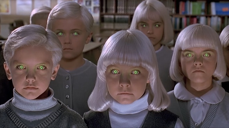 The creepy children stare