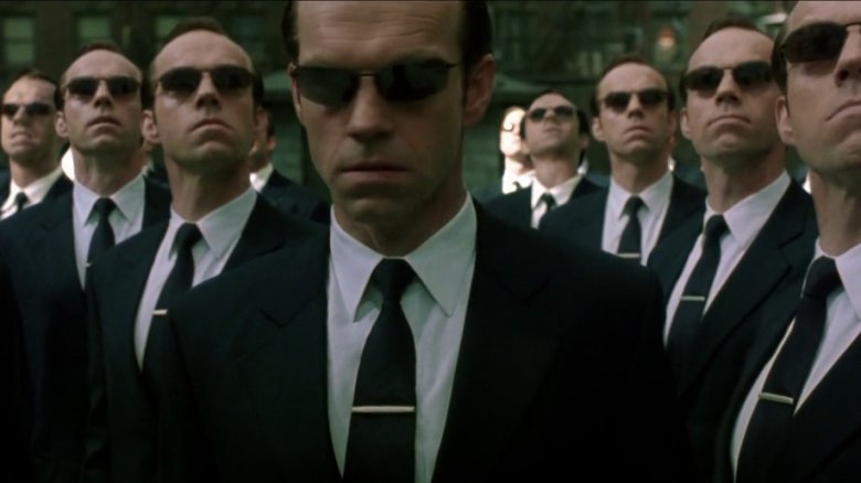 Hugo Weaving in The Matrix Reloaded