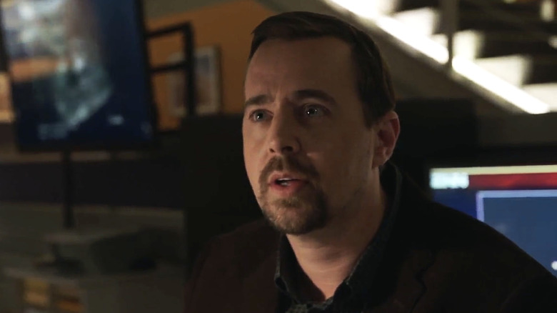 Timothee McGee at his desk on NCIS